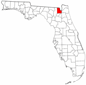 Baker County Florida location in the State of Florida and the Population was 25,899 as of April 2009