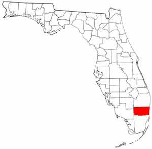 Broward County Florida location in the State of Florida and the Population was 1,744,922 as of April 2009