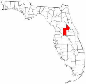 Lake County Florida location in the State of Florida