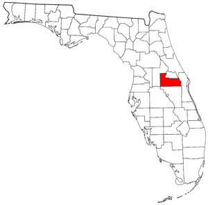 Orange County Florida location in the State of Florida