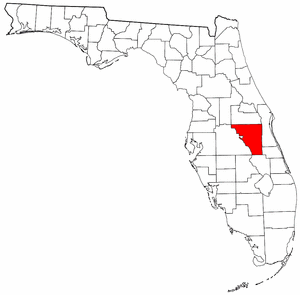 Osceola County Florida location in the State of Florida