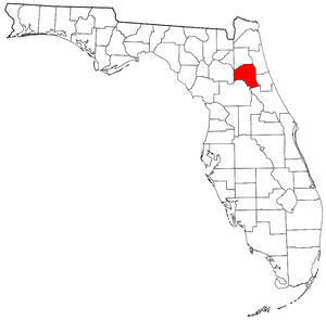 Putnam County Florida location in the State of Florida