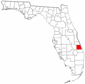 Saint Lucie County Florida location in the State of Florida