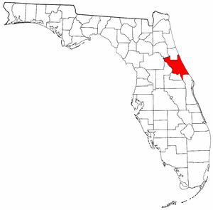 Volusia County Florida location in the State of Florida